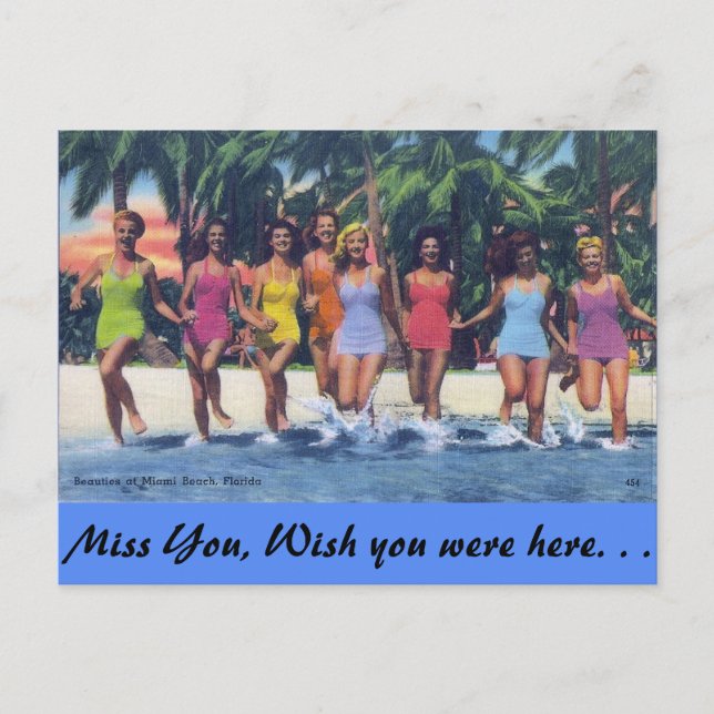 CARTE POSTALE BEAUTÉS DE BAIN (Devant)