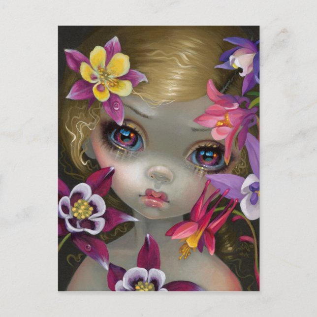 Carte postale "Beautés douteuses XIII : Columbine" (Devant)