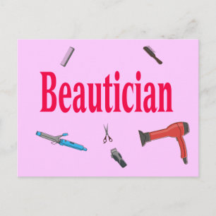 Carte postale Beautician
