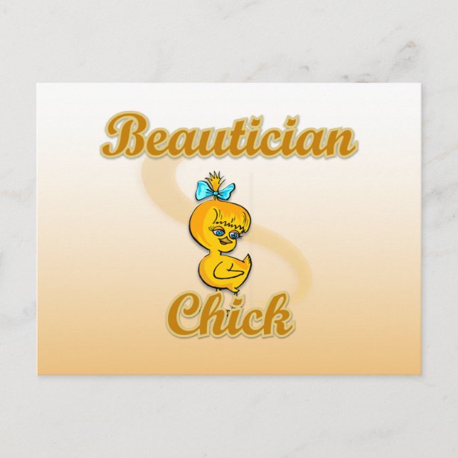 Carte Postale Beautician Chick (Devant)
