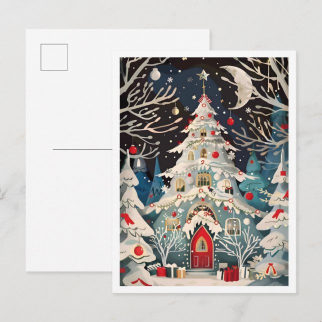 Carte Postale Beautiful Christmas  (Devant / Derrière)