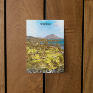 Carte Postale Beautiful Honolulu Oahu Scenery Voyage