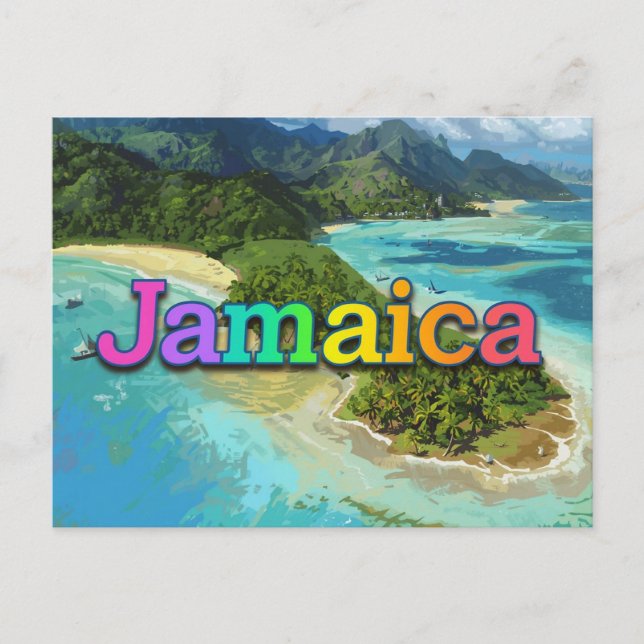 Carte Postale Beautiful jamaica (Devant)