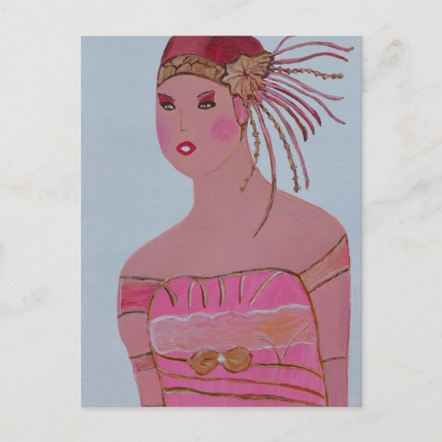 Carte Postale Beautiful Lady 3.JPG (Devant)