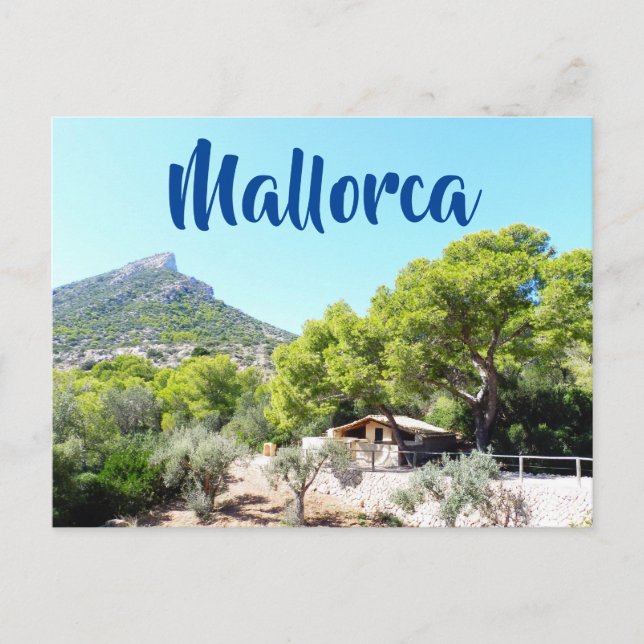 Carte Postale Beautiful Rustic Mountain in Mallorca Postcard (Devant)