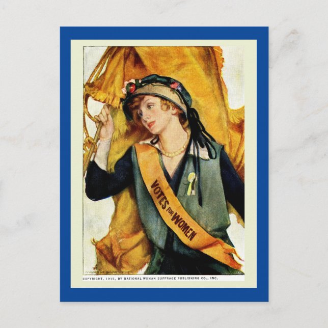 Carte Postale Beautiful Women's Suffrage 1915 copie Women's Vote (Devant)
