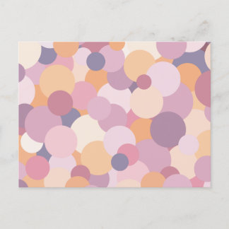 Carte Postale Beaux cercles roses