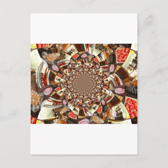 Carte Postale Beaux gâteaux et desserts (Devant)