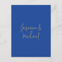 Beaux Noms De Couple Calligraphiés Bleu Et Or