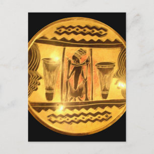 Carte Postale Beaux tambours Extraordinaires rouges rouges d'Afr