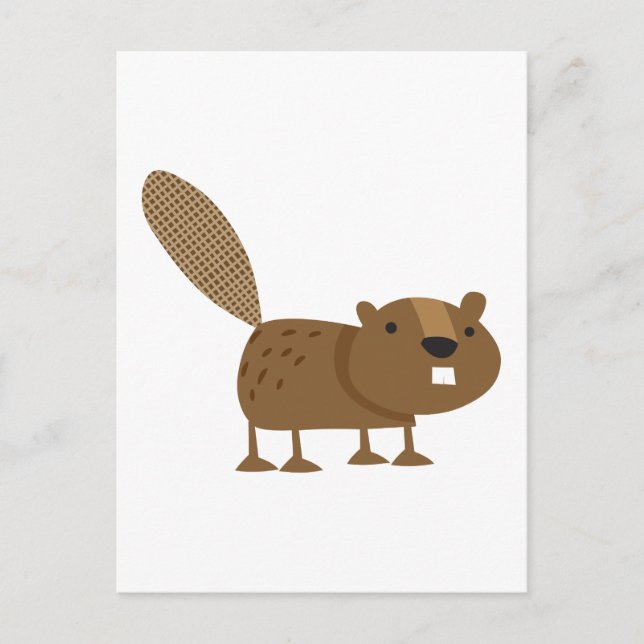 Carte Postale Beaver (Devant)