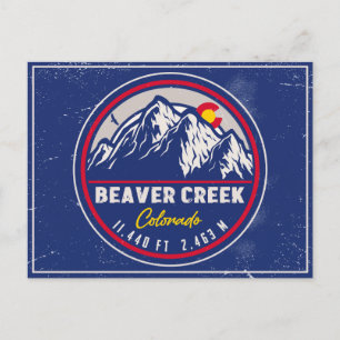 Carte Postale Beaver Creek Colorado Retro Sunset Souvenirs