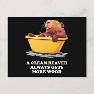 Carte Postale Beaver Lover