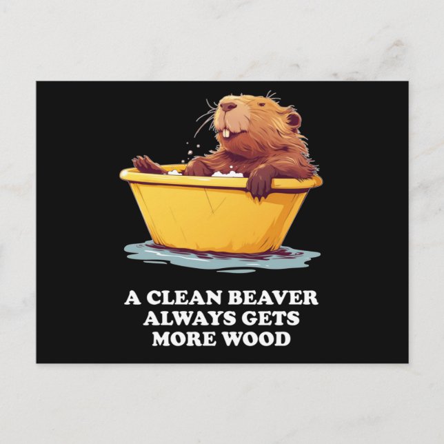 Carte Postale Beaver Lover (Devant)