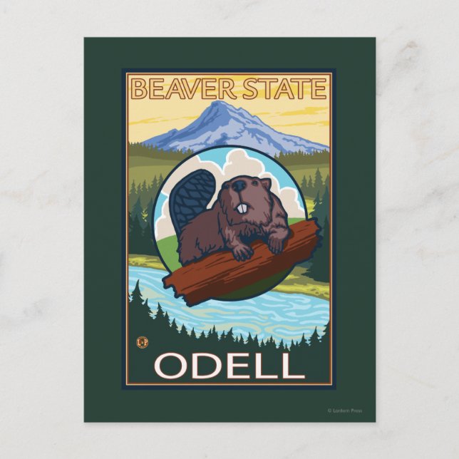 Carte Postale Beaver & Mt. Hood - Odell, Oregon (Devant)