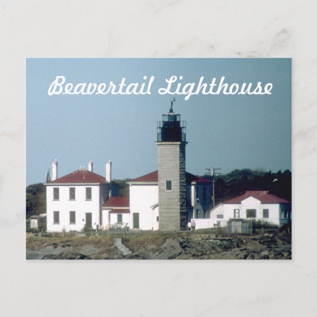 Carte postale Beavertail Lighthouse 4 (Devant)