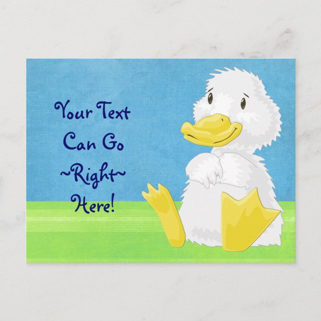Carte postale Bébé blanc (Devant)