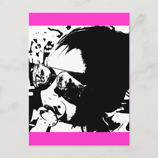 Carte Postale Bébé cool (Devant)