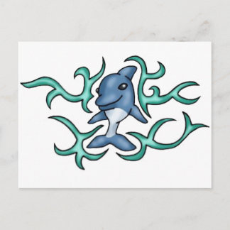 Carte Postale Bébé Dauphin