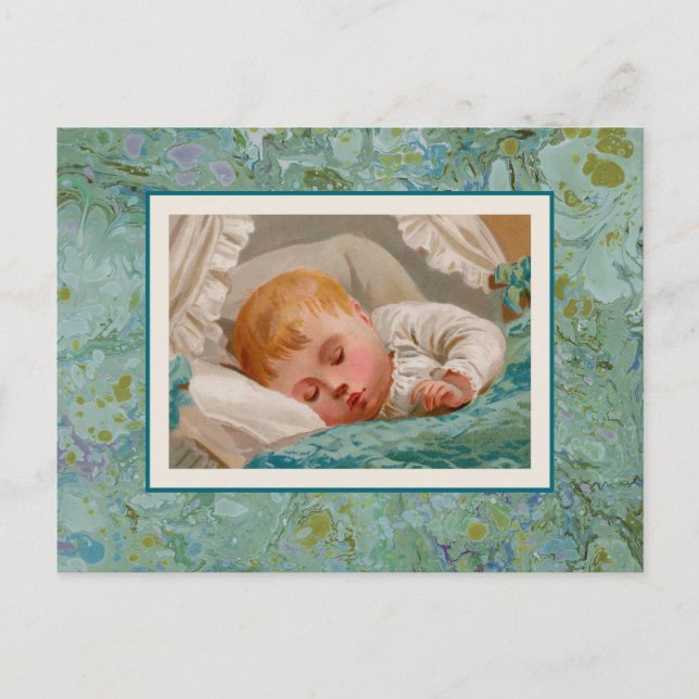 Carte postale bébé doux (Devant)
