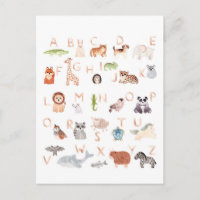 Bébé mignon Alphabet animal