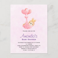 Bébé mignon dans un Baby shower de couverture de c