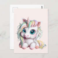 Bébé mignon et adorable licorne