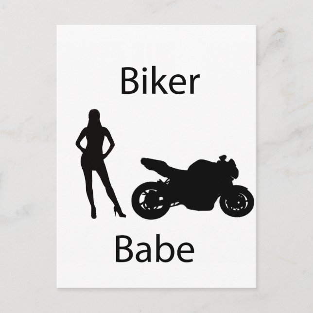 Carte Postale Bébé motard (Devant)