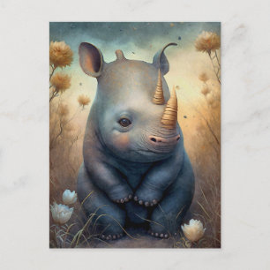 Carte postale Bébé Rhino