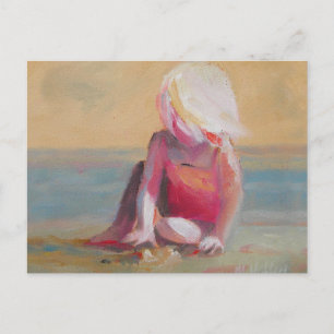 Carte Postale bébé sur la plage