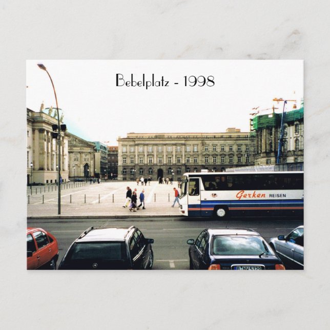 Carte Postale Bebelplatz Postcard 1998 (Devant)