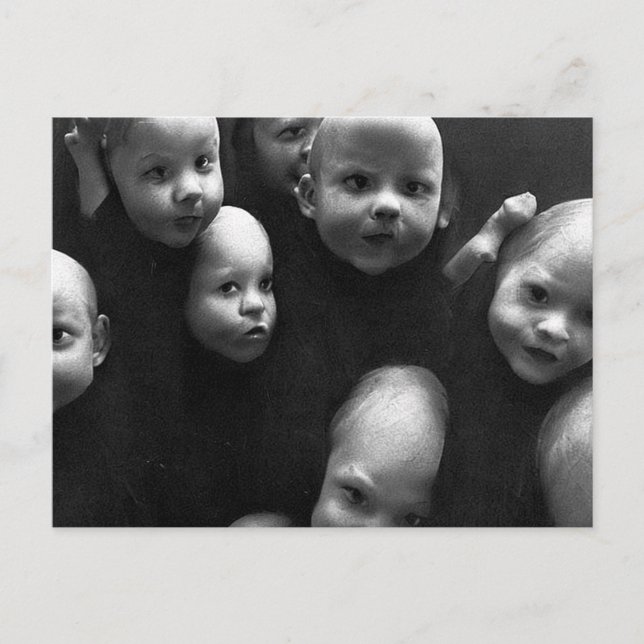 Carte Postale Bébés bizarres (Devant)