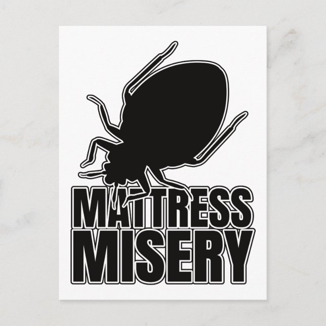 Carte Postale Bed Bug Bed Bedbugs - Geek d'Entomologie (Devant)