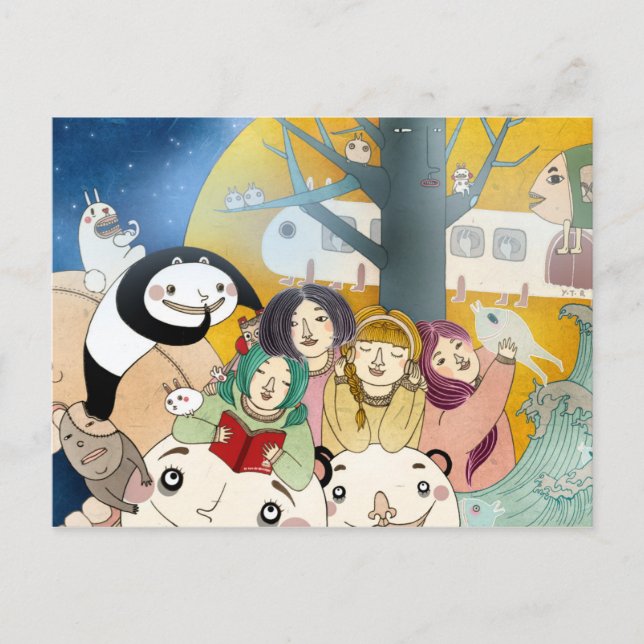 Carte Postale Bed time Story 2013 (Devant)