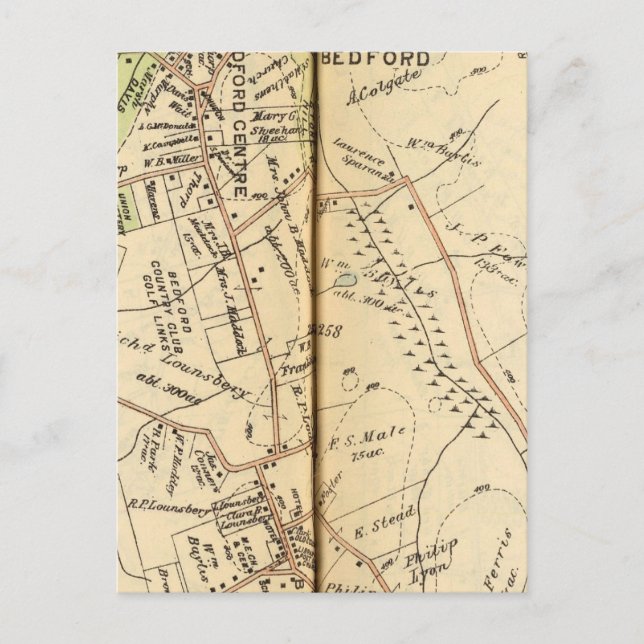 Carte Postale Bedford, New York 2 (Devant)