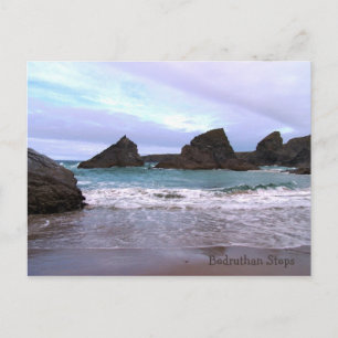 Carte Postale Bedruthan Steps Carnewas Cornwall Angleterre