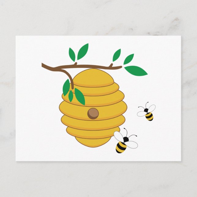 Carte Postale Bee Hive (Devant)
