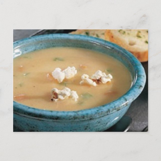 Carte Postale Beer Cheese Soup Recipe (Devant)