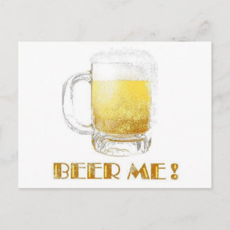 Carte Postale Beer Me!
