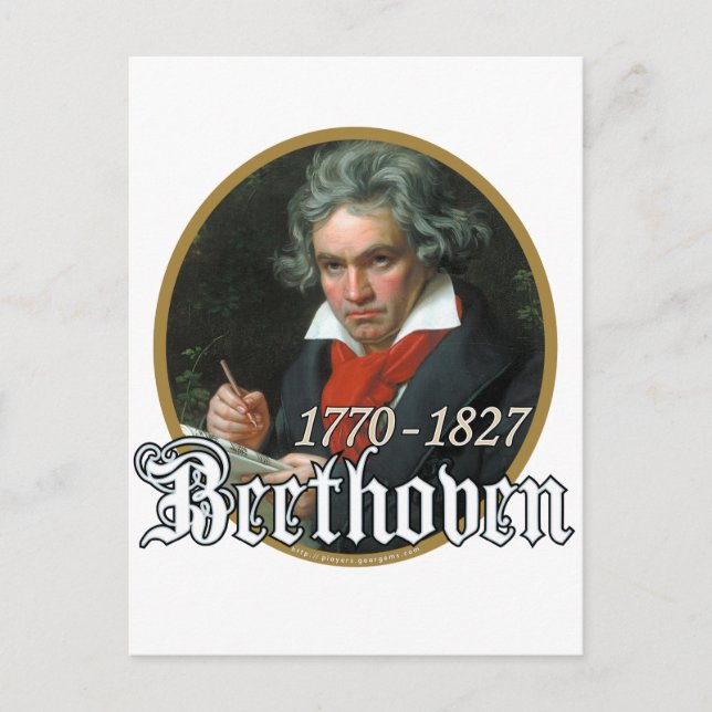 Carte Postale Beethoven (Devant)