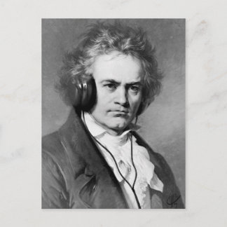 Carte Postale Beethoven Rocks