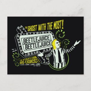 Carte Postale Beetlejus   Marquee "Ghost With The Most"