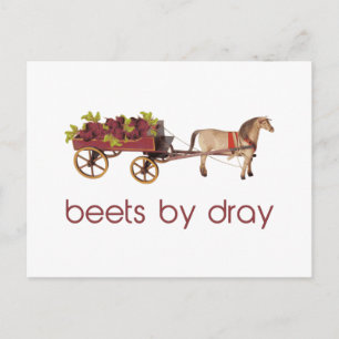Carte Postale Beets by Horse Drawn Dray