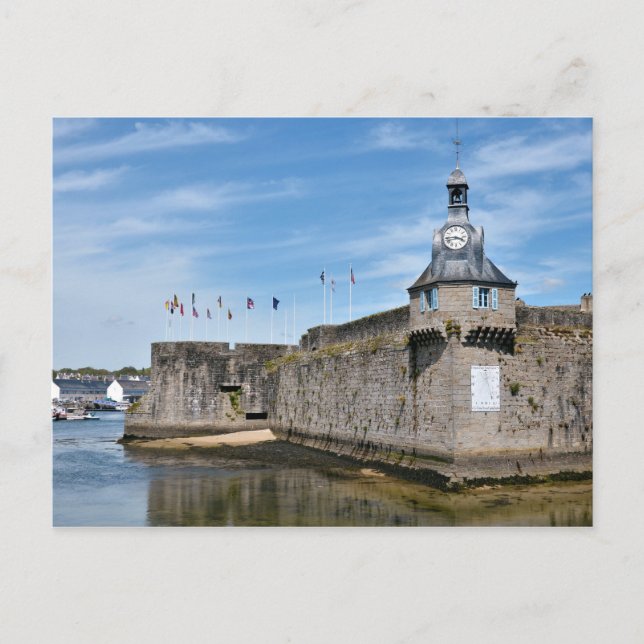 Carte Postale Beffroi de Ville Ferme de Concarneau en France (Devant)