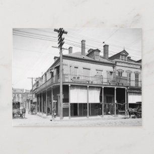 Carte Postale Begue’s Exchange, Nouvelle-Orléans : 1900