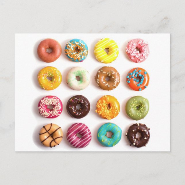 Carte Postale beignets pour tout le monde (Devant)