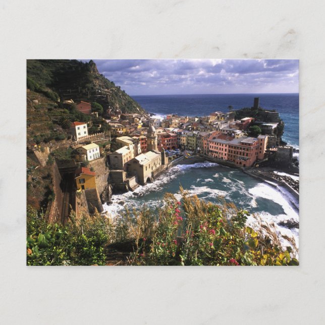 Carte Postale Bel Village de Vernazza dans la Cinque (Devant)