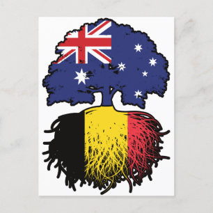 Carte Postale Belgique Australie Australie Australie racine arbr