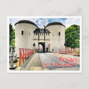 Carte Postale Belgique - Bruges - Le Kruispoort -
