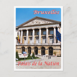 Carte Postale Belgique - Bruxelles - Palais de la Nation -